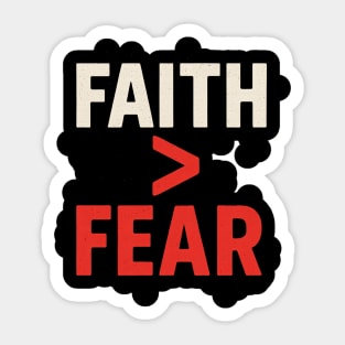 Faith Over Fear Sticker